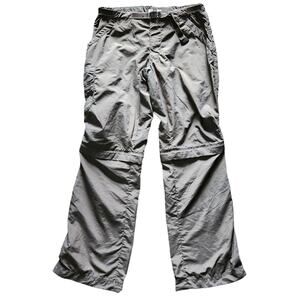 REI convertible hiking pants nylon gray size 6P